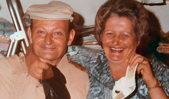 Casal fundador João e Auxília Paludo em foto histórica