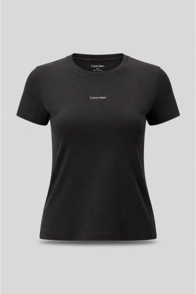 Produto Baby Look Calvin Klein Feminina Preta