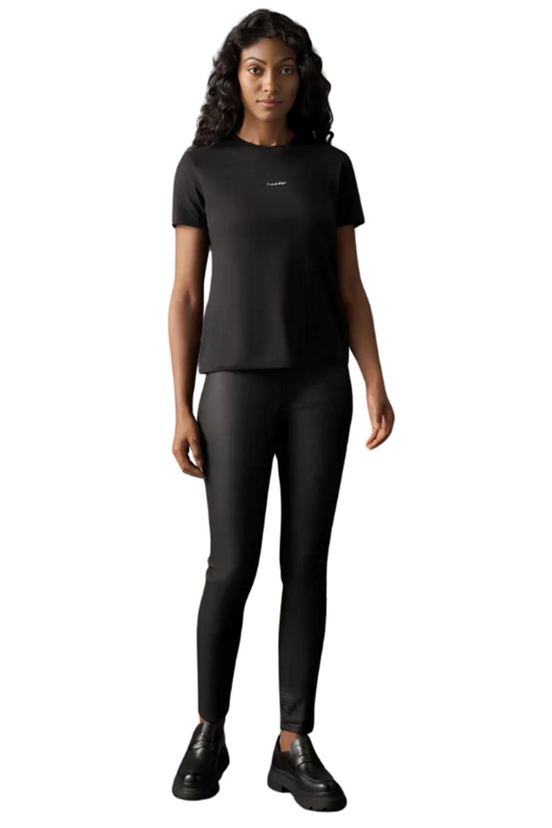 Baby Look Calvin Klein Feminina Preta Produto Baby Look Calvin Klein Feminina Preta