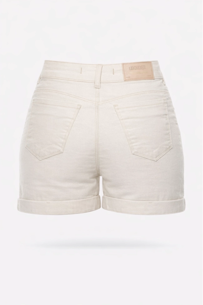 Produto Bermuda Crocker Reta Feminina Cor Natural