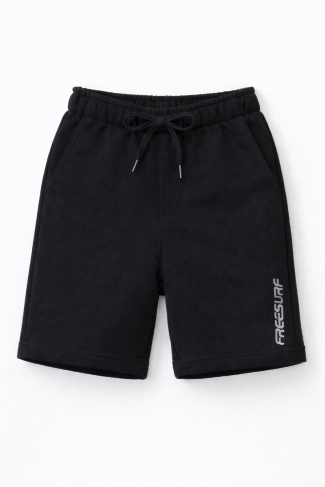 Produto Bermuda FreeSurf Moletom Juvenil Masculino Preto 