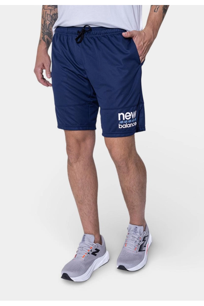 Produto Bermuda New Balance Dry Masculina Marinho