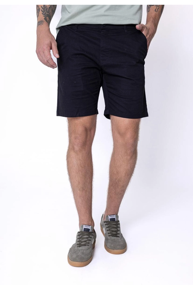 Produto Bermuda Sea Brazil Sarja B/Faca Masculina Preta