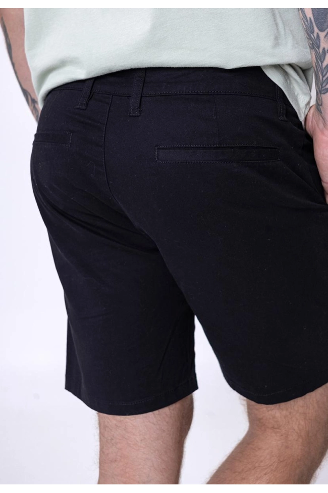 Produto Bermuda Sea Brazil Sarja B/Faca Masculina Preta