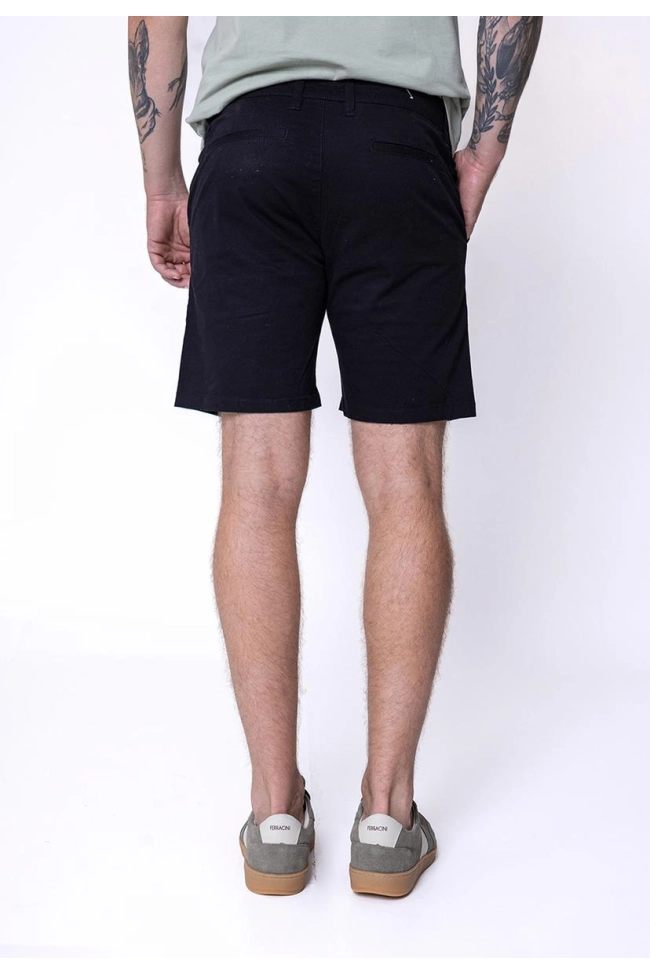 Produto Bermuda Sea Brazil Sarja B/Faca Masculina Preta