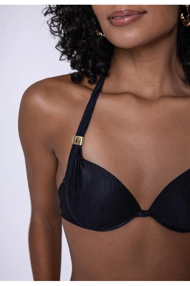 Produto Biquíni Lua CetimFeminino Preto 