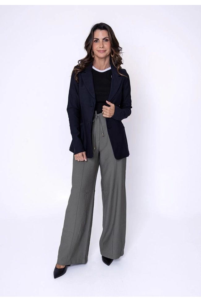 Produto Blazer Bonequim Botões Feminino Preto