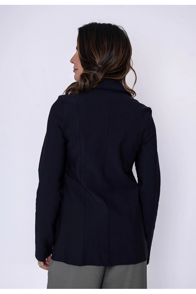 Produto Blazer Bonequim Botões Feminino Preto