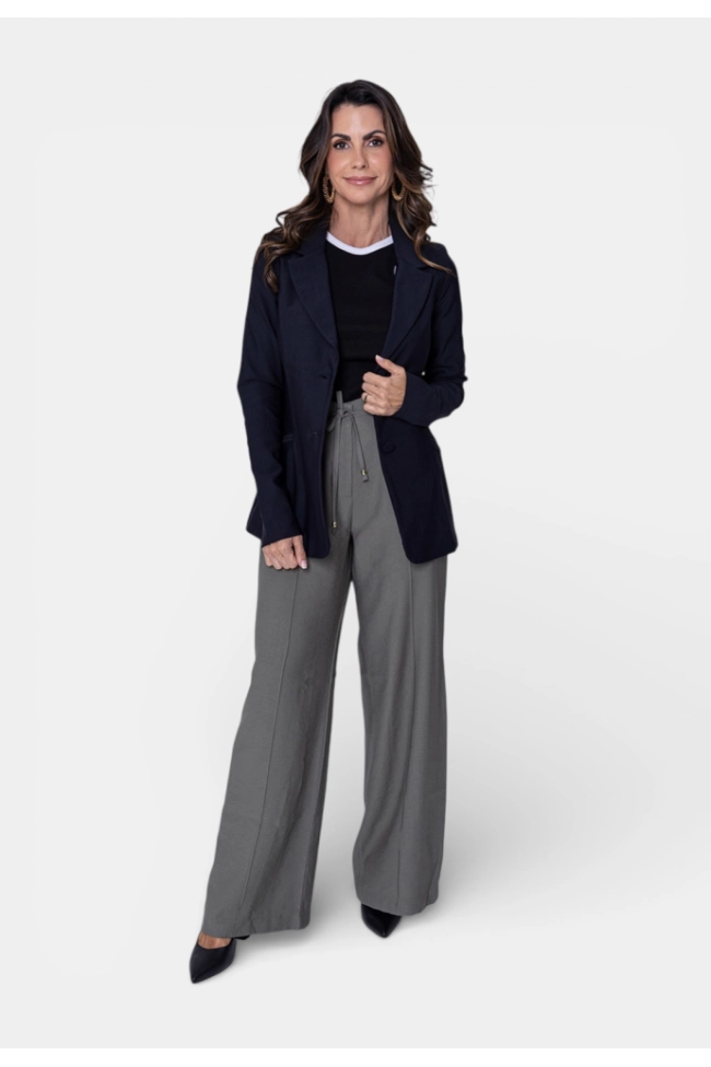 Produto Blazer Bonequim Botões Feminino Preto