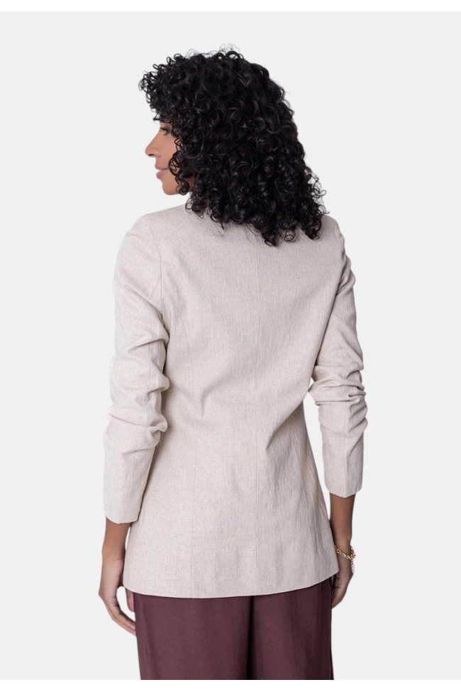 Produto Blazer La Marca Linho Feminino Natural