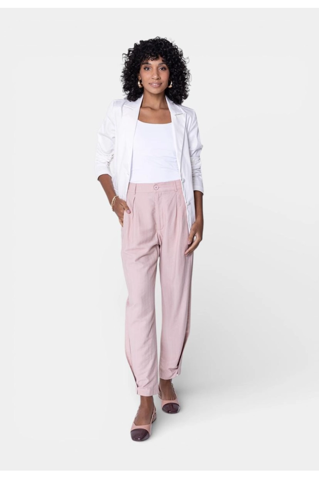 Produto Blazer Pitt Alfaiataria Feminino Branco