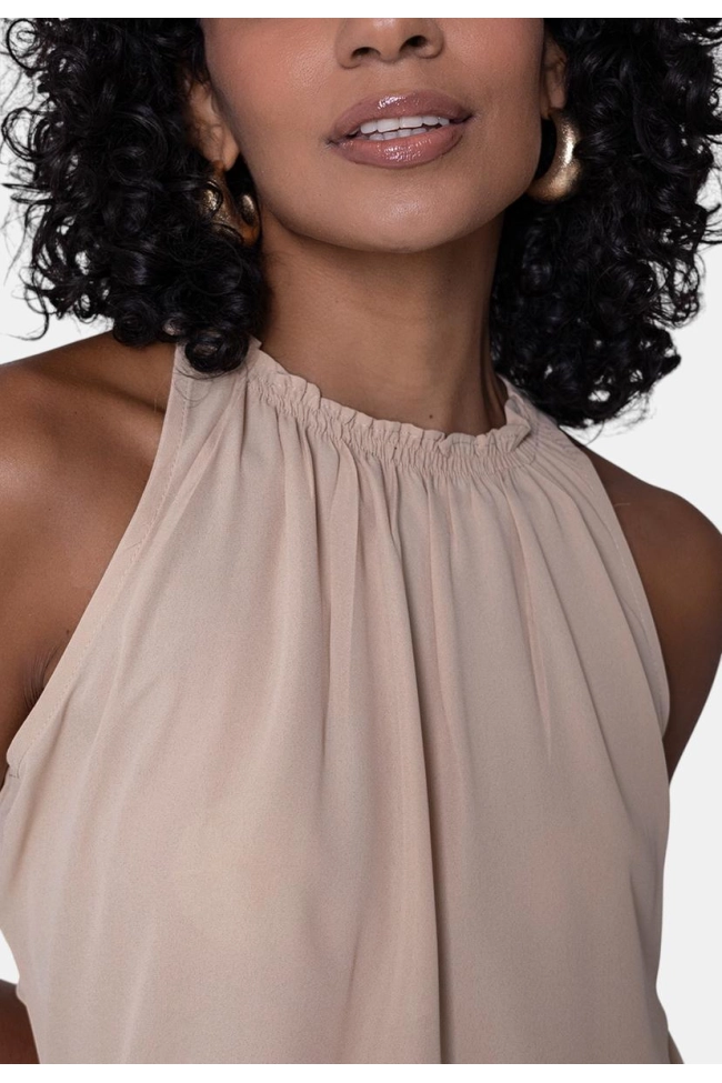 Produto Blusa 3H Manga Curta Crepe Feminina