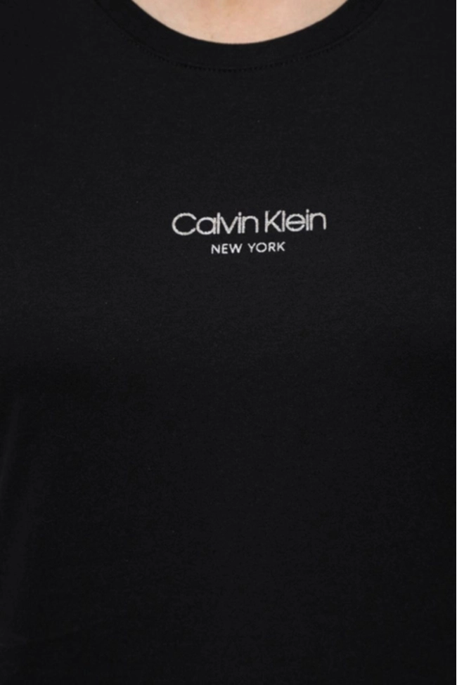Produto Blusa Calvin Klein Manga Curta Feminino Preto