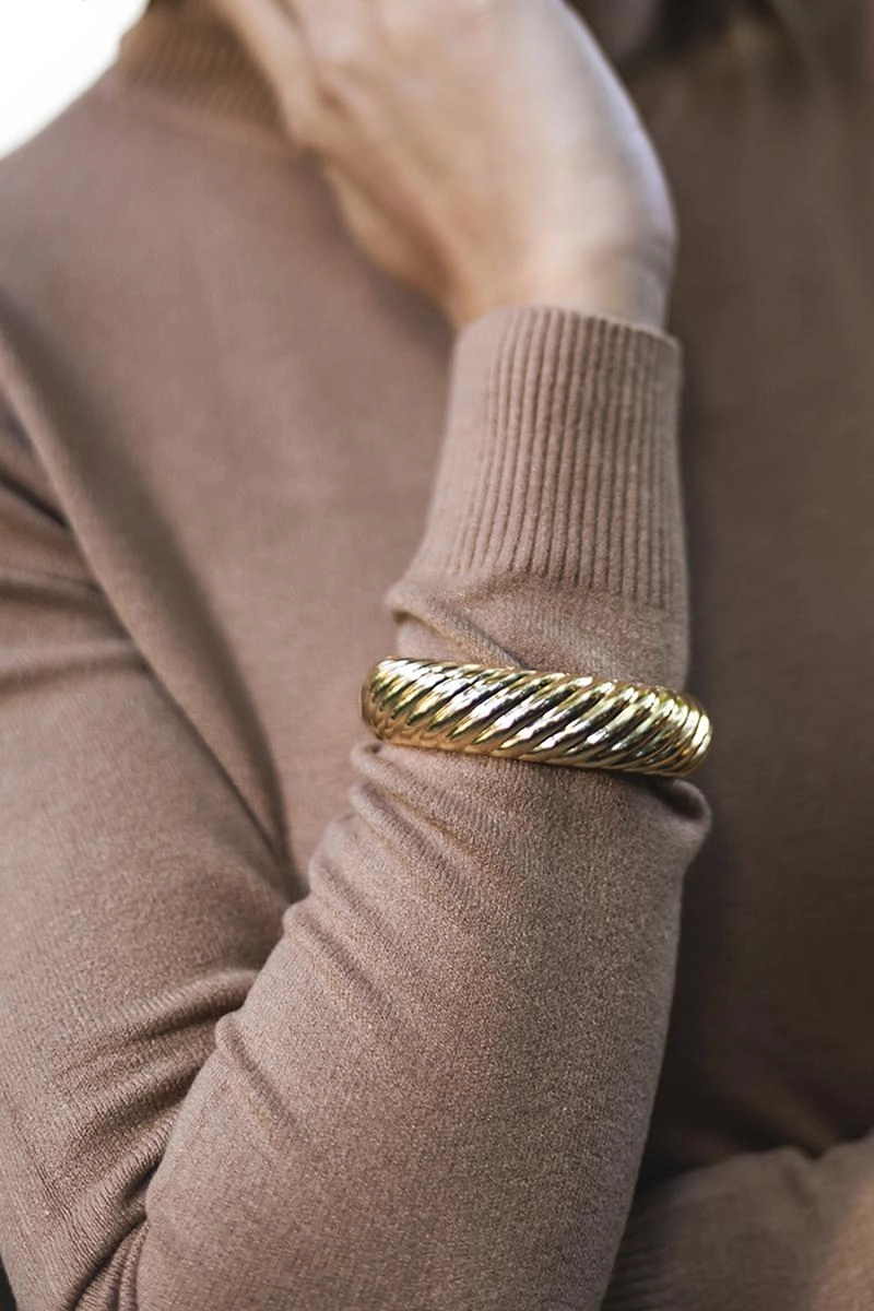 Produto Blusa Mooncity Modal Manga Longa Feminina Camel