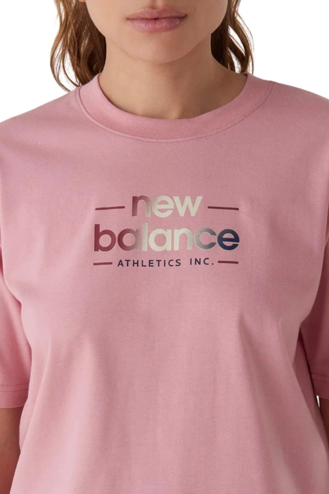 Blusa New Balance Cropped Manga Curta Feminina Produto Blusa New Balance Cropped Manga Curta Feminina