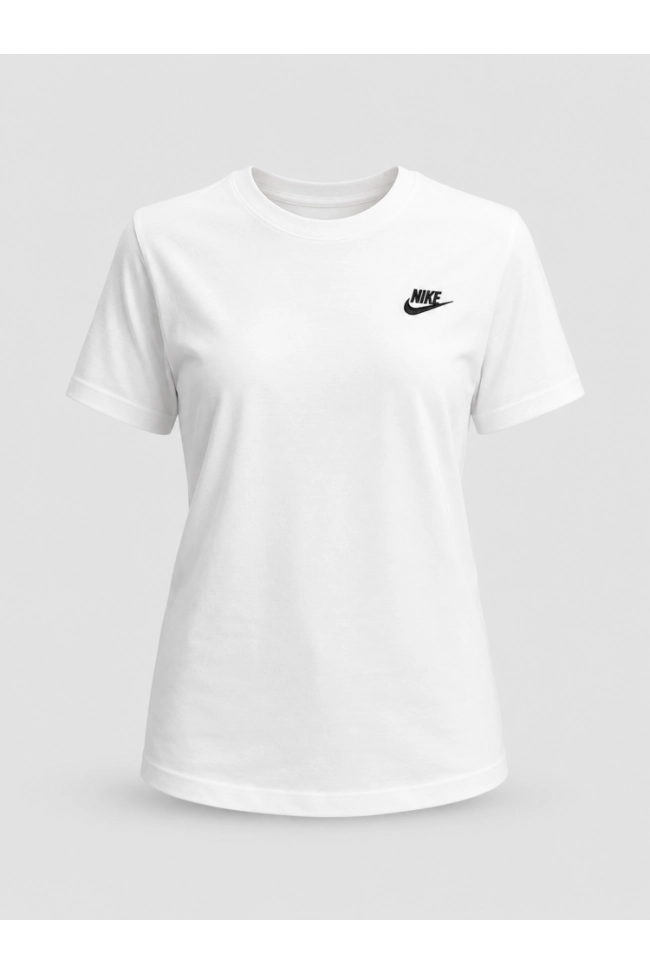 Blusa Nike Manga Curta Alongada Tee Club Feminina Branca Produto Blusa Nike Manga Curta Alongada Tee Club Feminina Branca