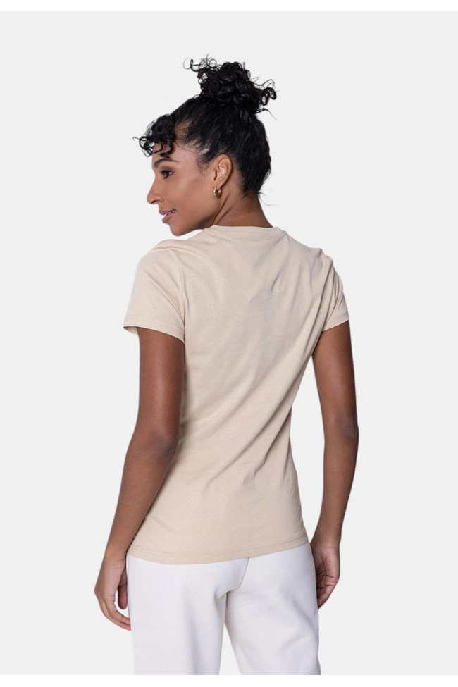 Produto Blusa Puma Manga Curta Feminina Bege