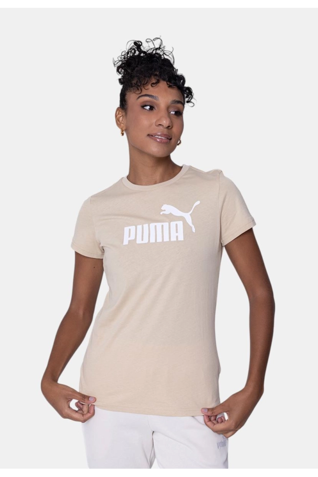 Produto Blusa Puma Manga Curta Feminina Bege