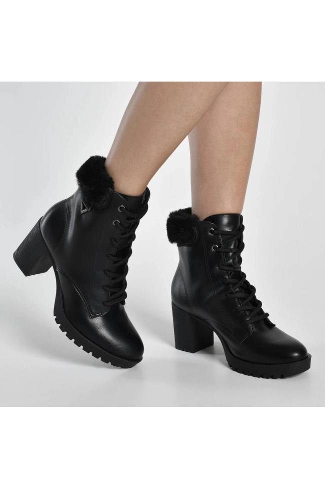 Bota Coturno Feminina Preto Via Marte Produto Bota Coturno Feminina Preto Via Marte