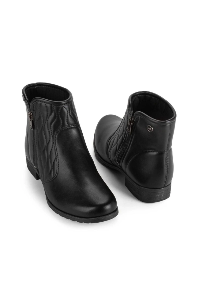 Bota Dakota Cano Curto Salto Bloco Feminina Preta Produto Bota Dakota Cano Curto Salto Bloco Feminina Preta