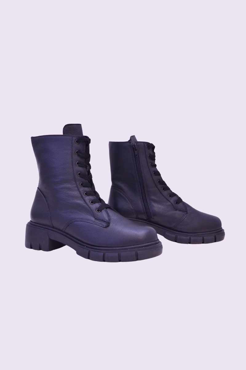 Bota Gabip Coturno De Couro Feminina Preta Produto Bota Gabip Coturno De Couro Feminina Preta