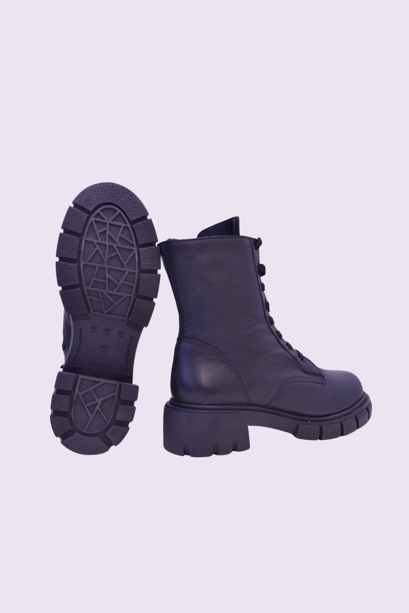 Bota Gabip Coturno De Couro Feminina Preta Produto Bota Gabip Coturno De Couro Feminina Preta