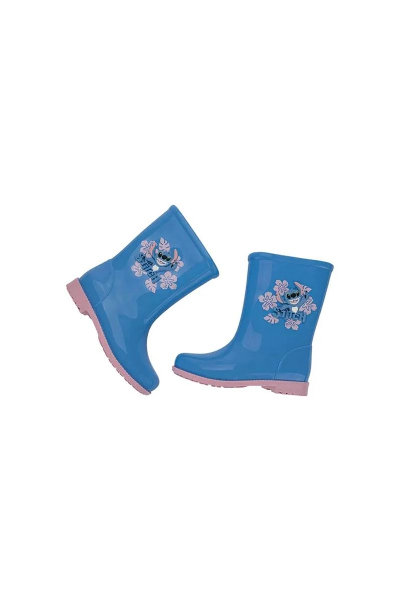 Bota Galocha Grendene Stitch Infantil Menina Azul Produto Bota Galocha Grendene Stitch Infantil Menina Azul