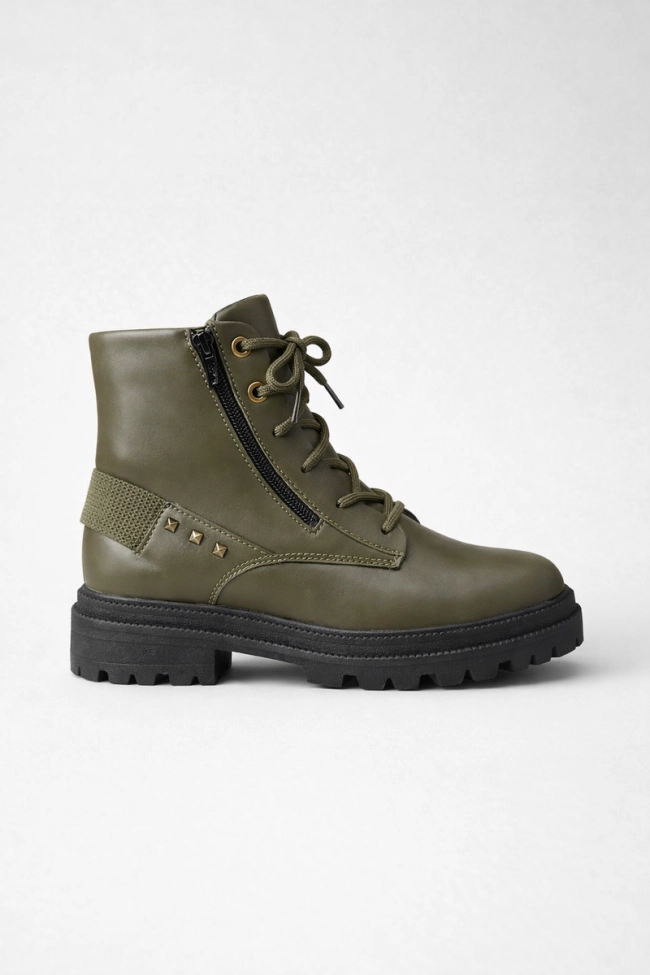 Produto Bota Ramarim Coturno Feminina Musgo