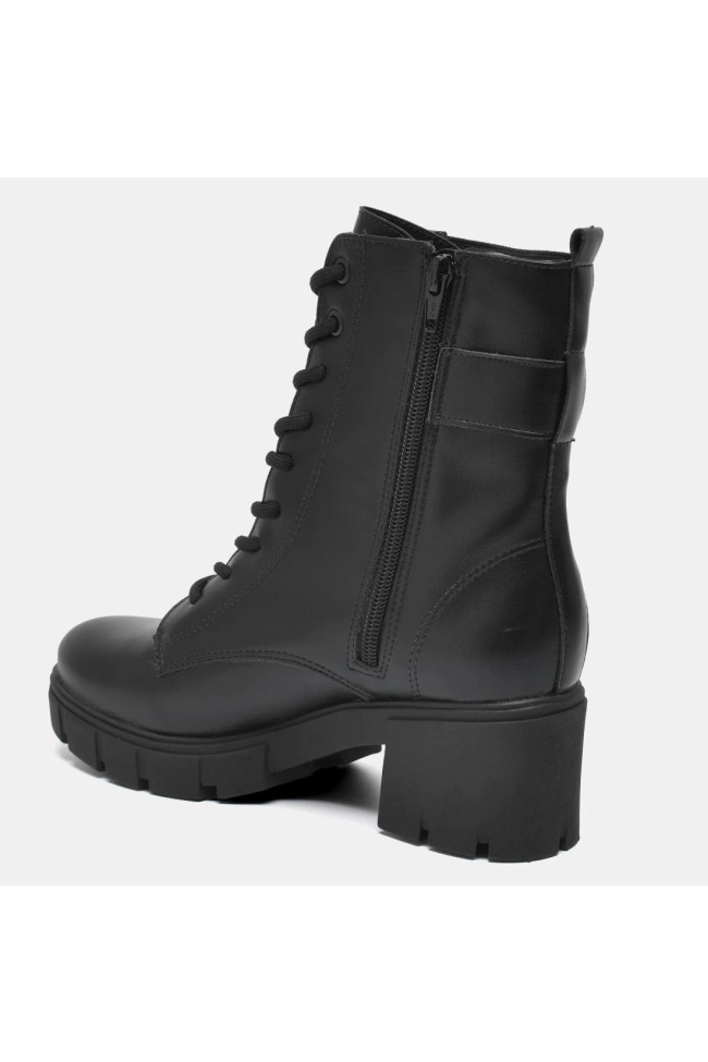 Bota Salto Médio Preto Via Marte Produto Bota Salto Médio Preto Via Marte