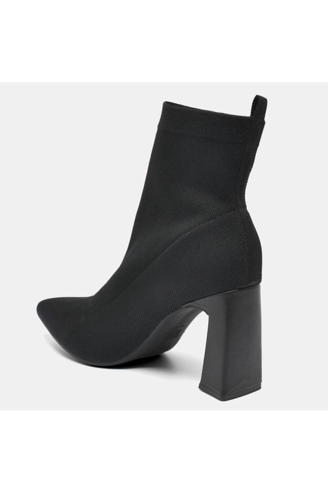 Bota Social Knit Feminina Salto Alto Via Marte Produto Bota Social Knit Feminina Salto Alto Via Marte