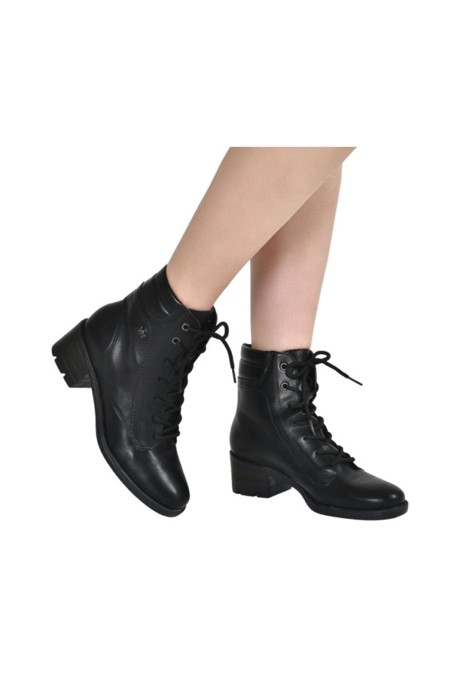 Bota Via Marte Coturno Slim Salto Médio Feminina Preta Produto Bota Via Marte Coturno Slim Salto Médio Feminina Preta