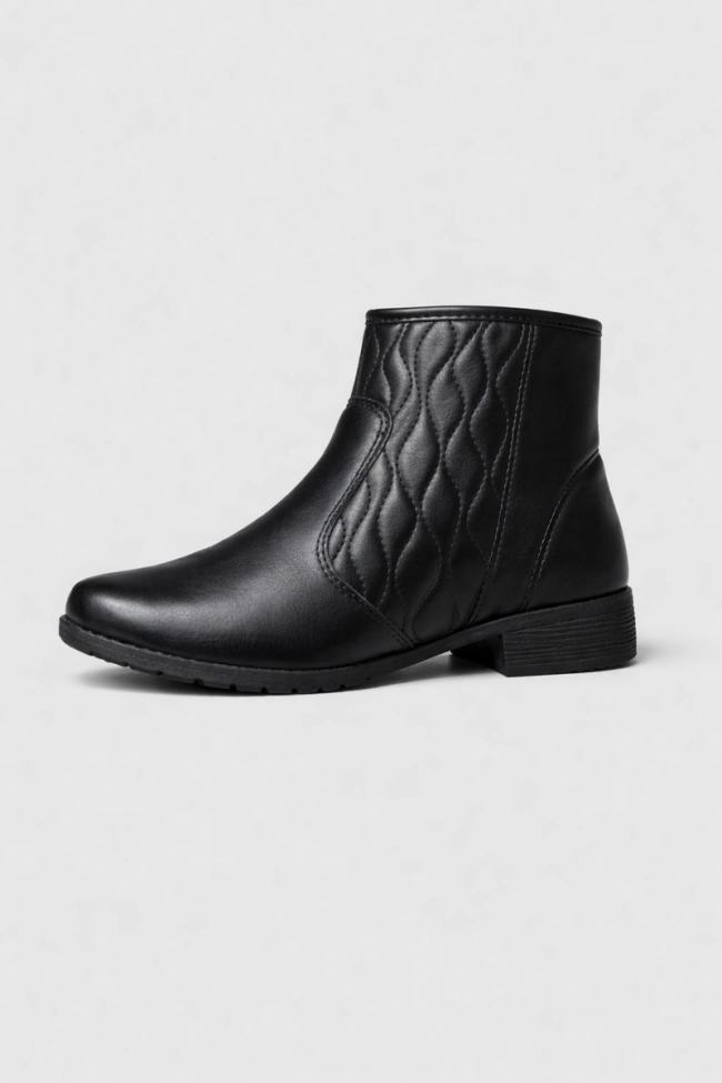 Bota Dakota Cano Curto Salto Bloco Feminina Preta Produto Bota Dakota Cano Curto Salto Bloco Feminina Preta
