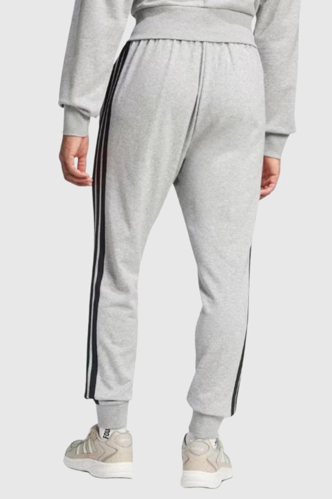 Produto Calça Adidas Essentials French Terry 3 listras Masculino Cinza