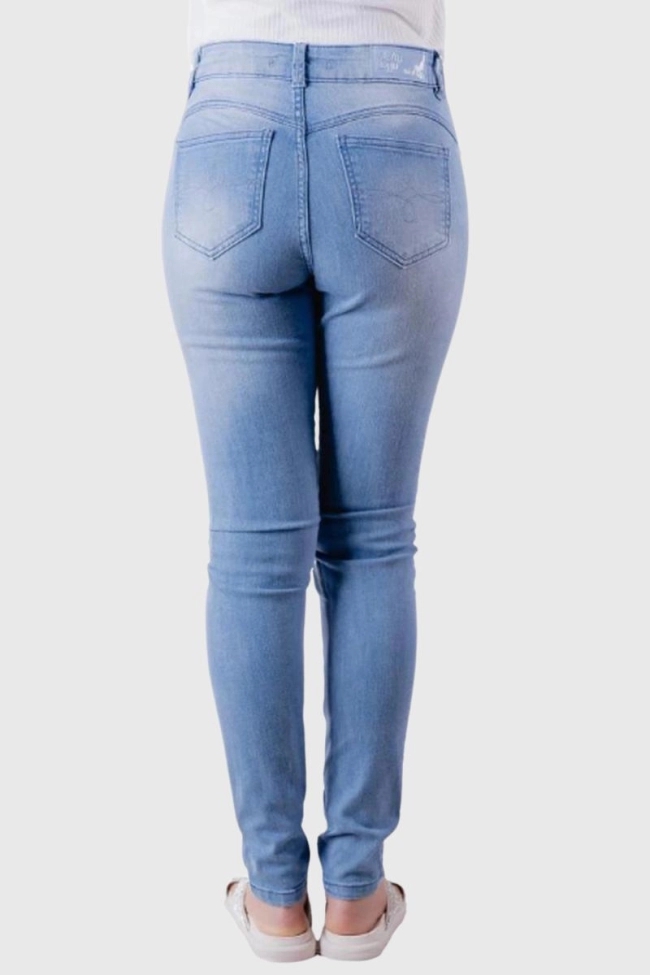 Produto Calça Biotipo Skinny Feminina Jeans Azul Claro