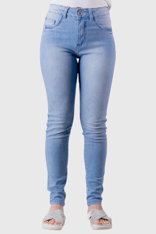 Produto Calça Biotipo Skinny Feminina Jeans Azul Claro