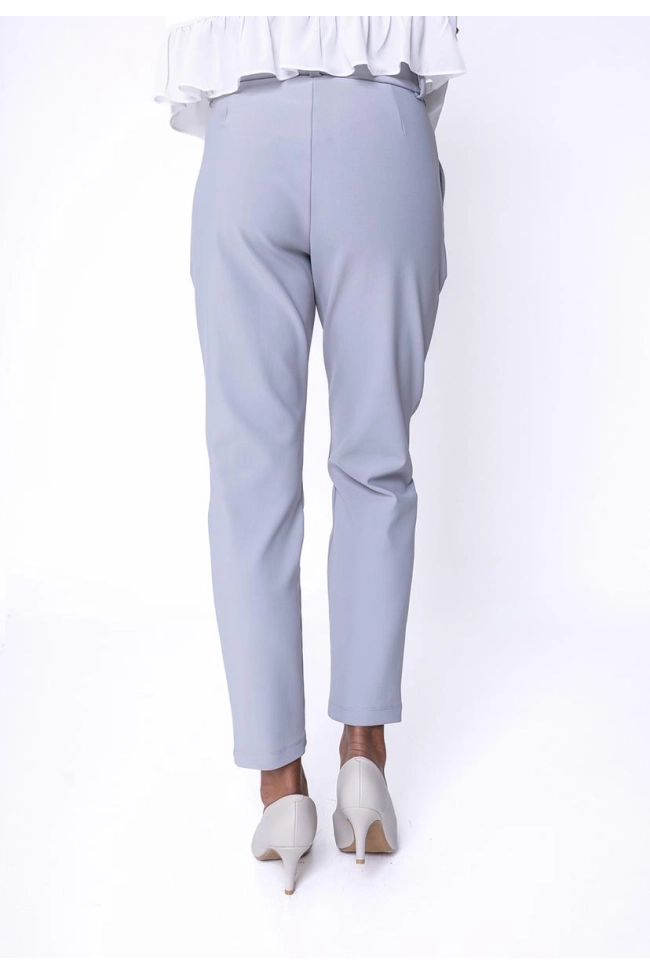 Produto Calça Bonequim Alfaiataria Feminina Cinza 