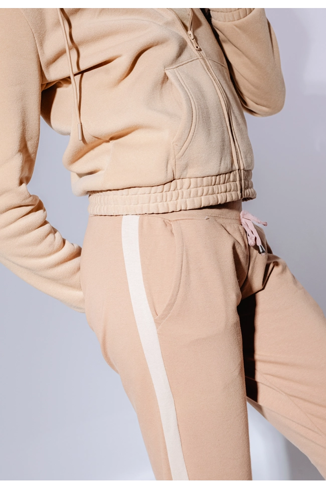 Calça Feminina Moletinho Punho Listra Uoma Produto Calça Feminina Moletinho Punho Listra Uoma