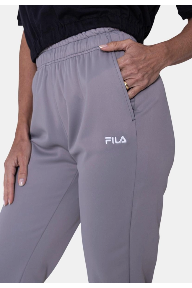 Calça Fila Basic Feminina Cinza Produto Calça Fila Basic Feminina Cinza