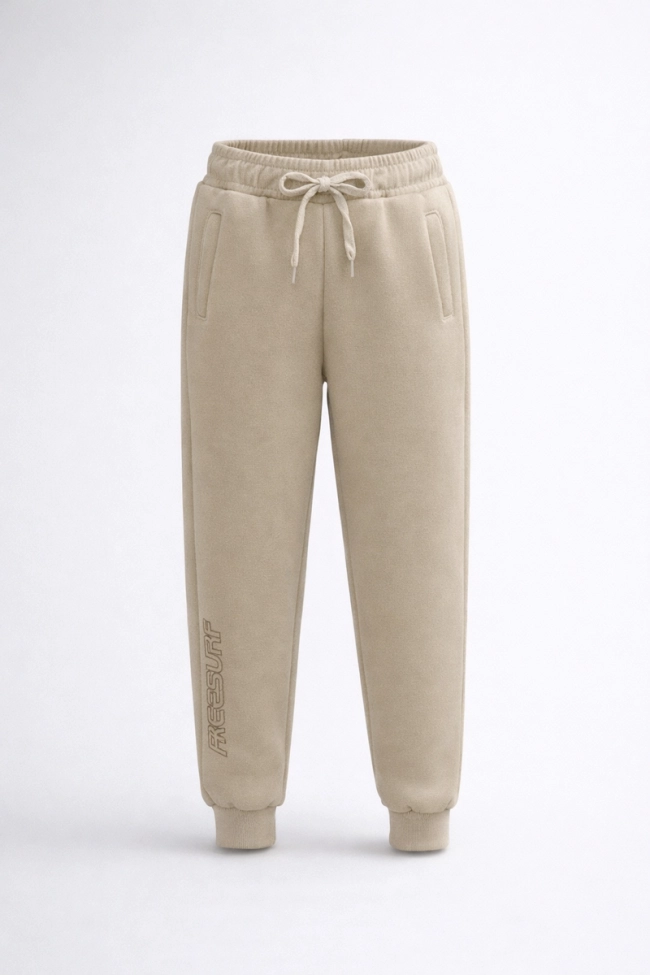 Calça Freesurf Moletom Infantil Masculina Bege Produto Calça Freesurf Moletom Infantil Masculina Bege