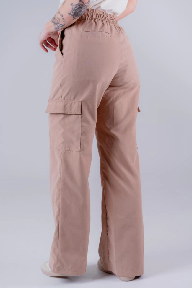 Produto Calça Freesurf Sarja Cargo Wide Leg Feminina
