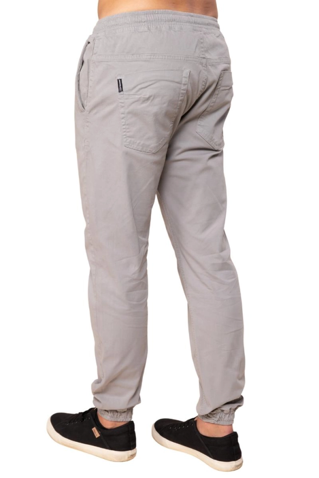 Produto Calça FreeSurf Sarja Punho Bolso Redondo Masculino Cinza 