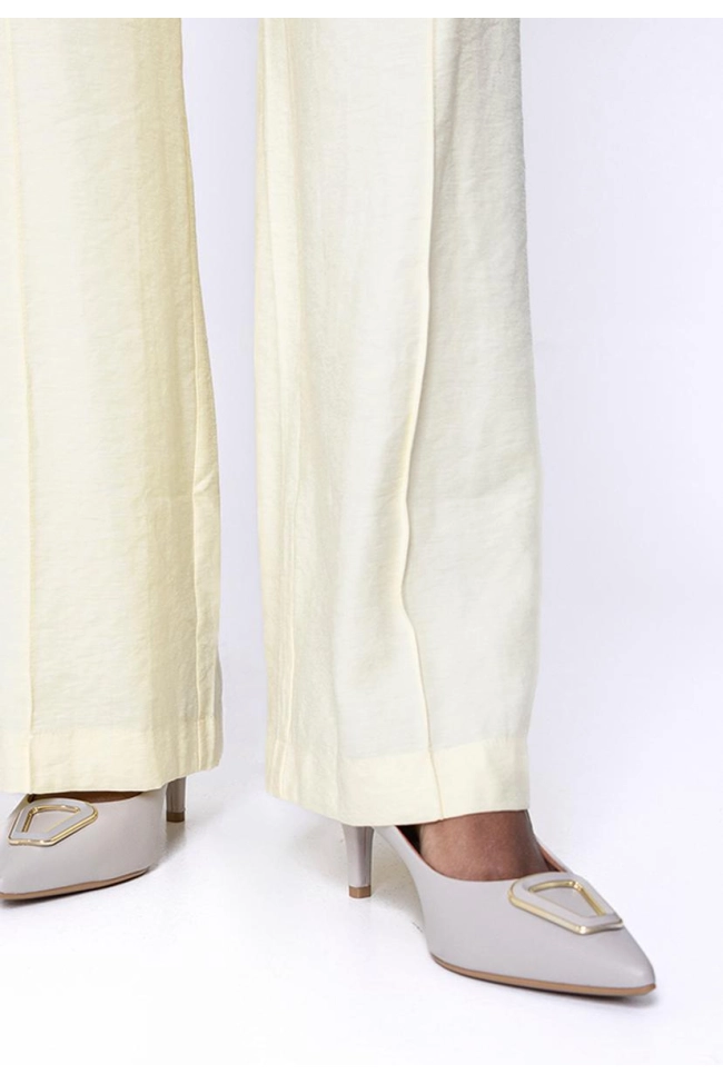 Produto Calça Gabip Alfaiataria Feminina Amarela 