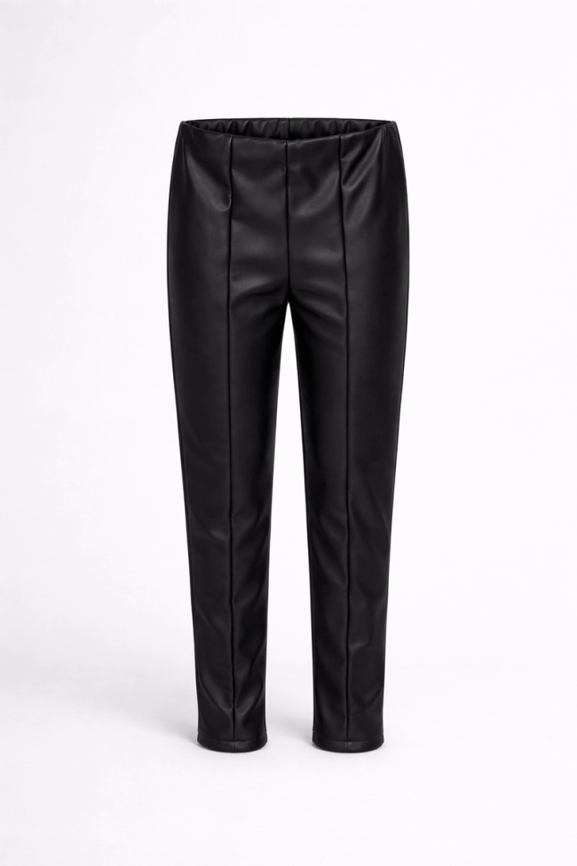 Calça Malwee Poliuretano Juvenil Feminina Preto Produto Calça Malwee Poliuretano Juvenil Feminina Preto