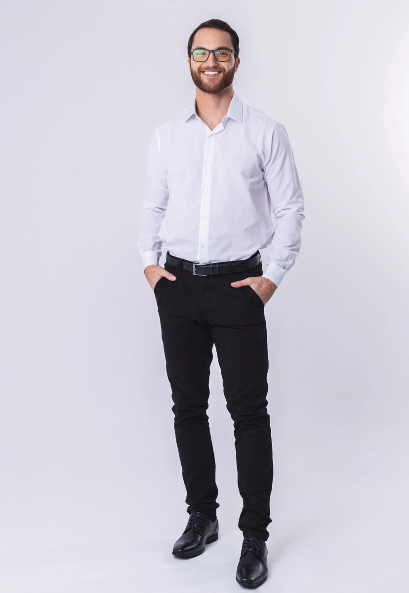 Calça Max Denim Sarja Bolsos Faca Masculina Preta Produto Calça Max Denim Sarja Bolsos Faca Masculina Preta