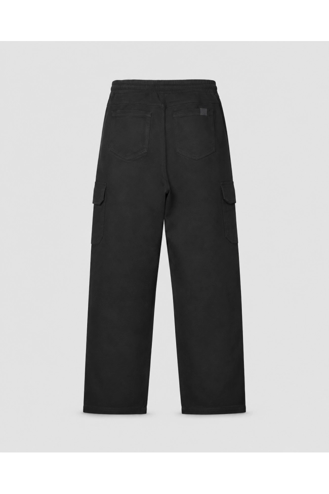 Produto Calça Max Denim Sarja Cargo Masculina Preta