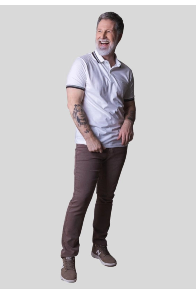 Produto Calça Max Denim Sarja Red B Masculina Marrrom