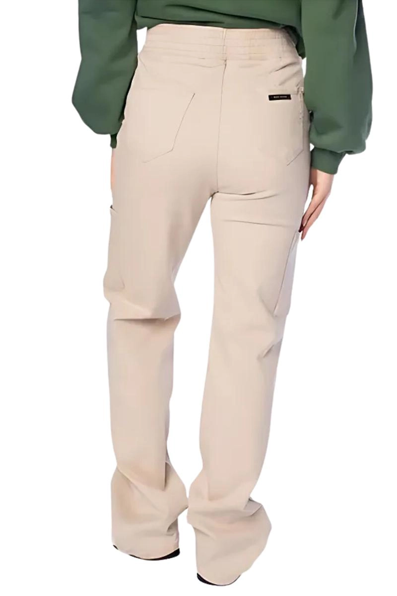 Calça Max Denim Sarja Wide Leg Bege Produto Calça Max Denim Sarja Wide Leg Bege