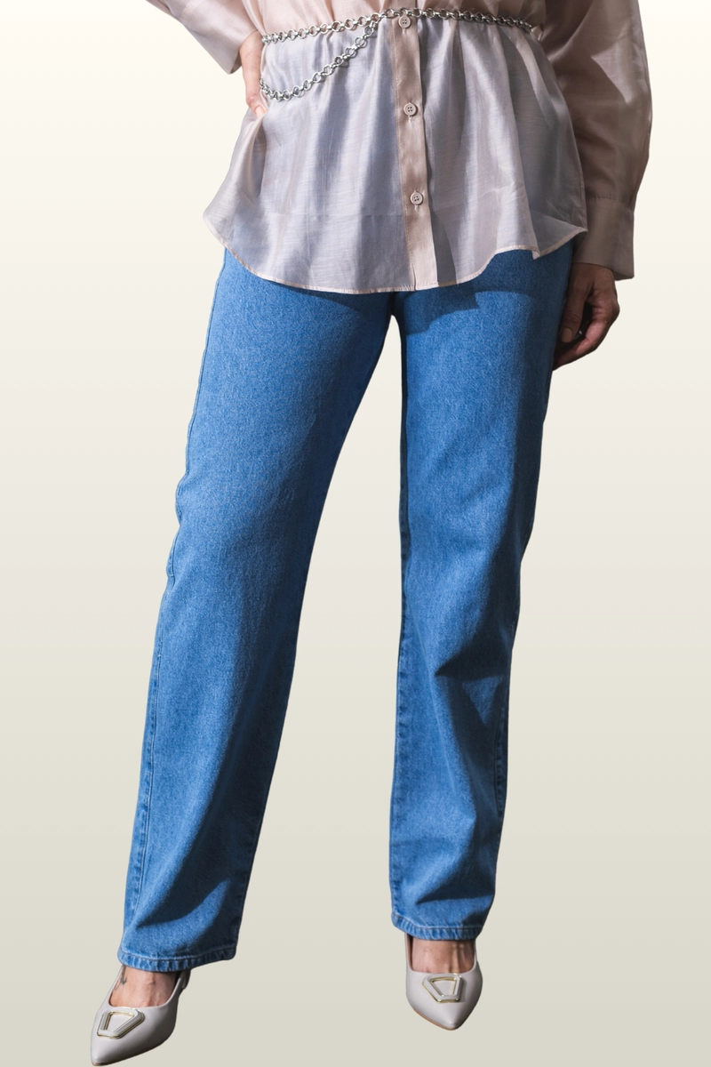 Calça Max Denim Wide Leg Feminina Jeans Produto Calça Max Denim Wide Leg Feminina Jeans
