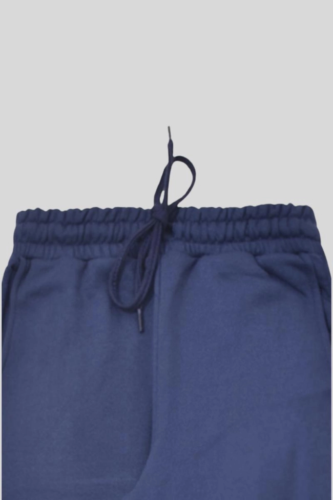 Produto Calça SBA Moletom Corte Reto Masculina Azul Marinho