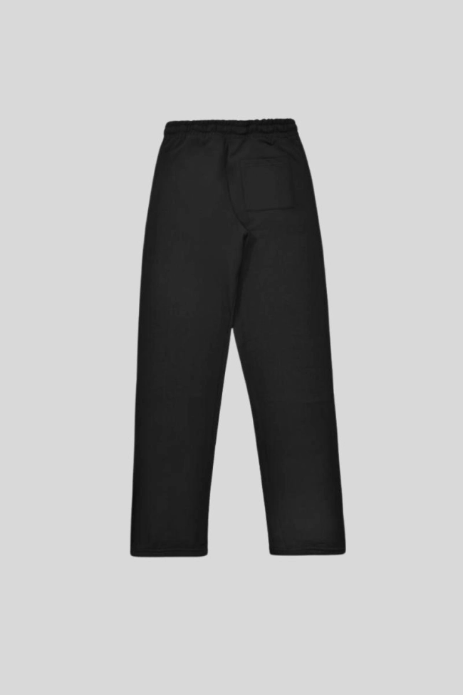 Produto Calça SBA Moletom Corte Reto Masculina Preta